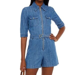MICHAEL Michael Kors Blue Denim Women's Romper